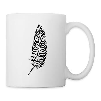Plume-2 - Mug blanc - blanc - Droite