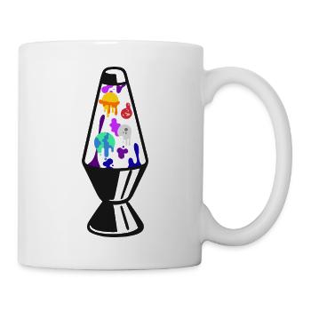 Univers Lavalamp Univers Lampe à lave - Mug blanc - blanc - Droite