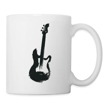 guitare électrique - Mug blanc - blanc - Droite