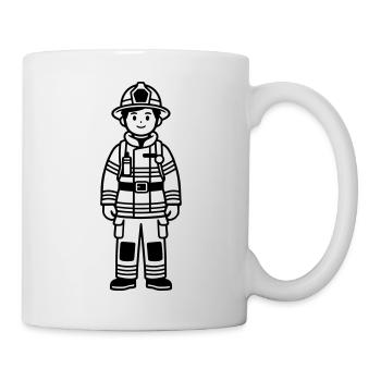 fire brigade - Mug - white - Right