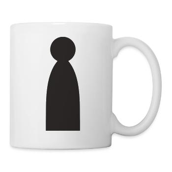 Minimalist Figure Woman - Silhouette - Mug - white - Right