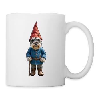 Magie du Schnauzer des Gnomes de jardin - Mug blanc - blanc - Droite