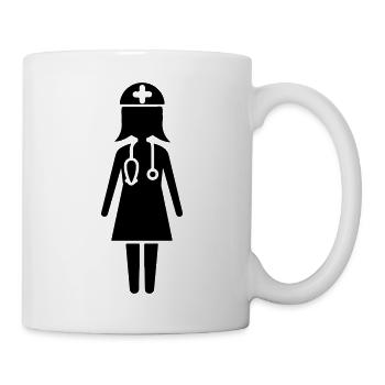 Infirmière Médecin - Mug blanc - blanc - Droite