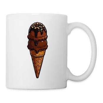 Schoko Eistütenzauber - Tasse - Weiß - Rechts