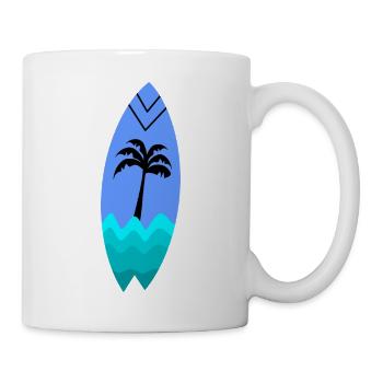 Turquoise Palm Board - Mug - white - Right