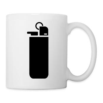 Cigarette Lighter - Mug - white - Right