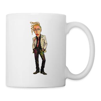 Punk Suit Portrait - Mug - white - Right