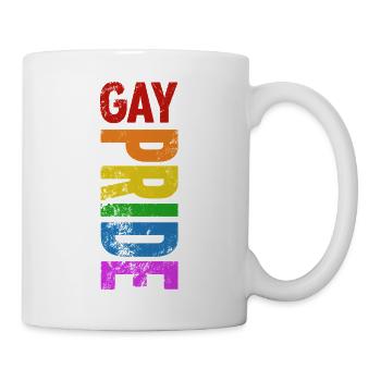 GAY Pride | LGBT | Love instead of hate - Mug - white - Right