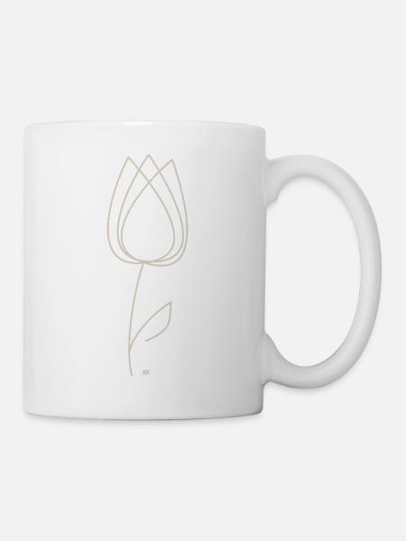 die TULPE - Tasse - Weiß