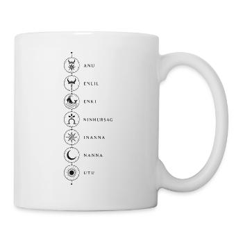 Symbole der Anunnaki-Götter - Tasse - Weiß - Rechts
