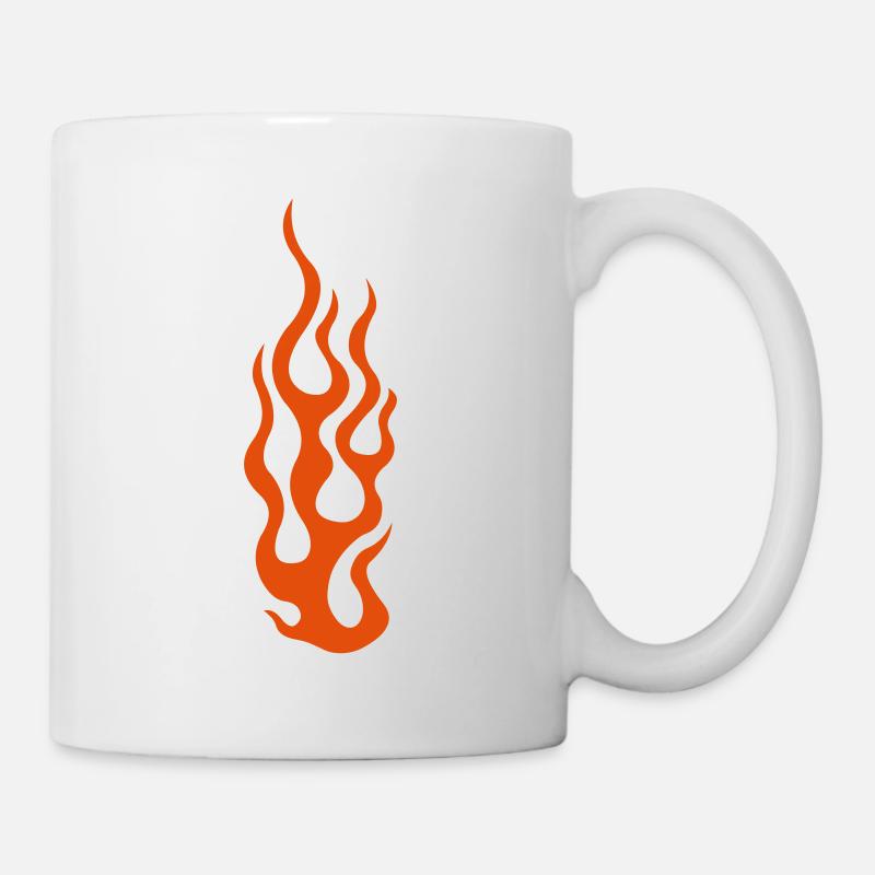 flames 3 - Mug - white