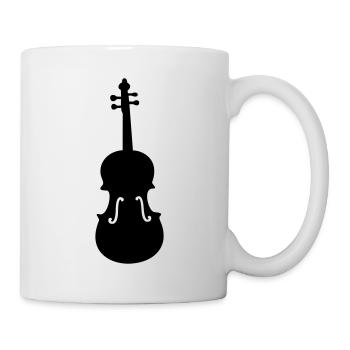 Bratsche - Tasse - Weiß - Rechts