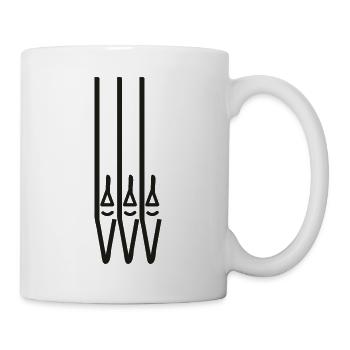 Orgel Pfeifen - Tasse - Weiß - Rechts