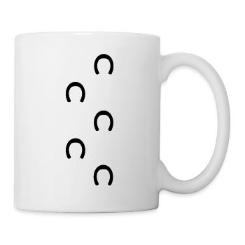 pferd - Tasse - Weiß - Rechts