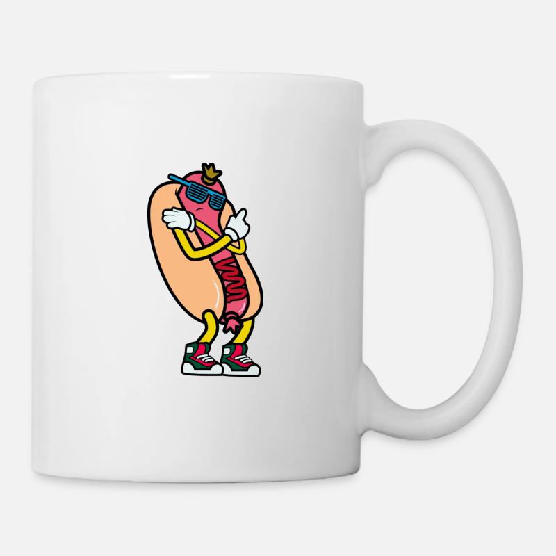Hot Dog - Tasse - Weiß