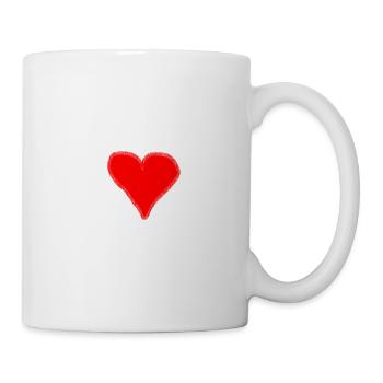 Heart. Beat - Tasse - Weiß - Rechts