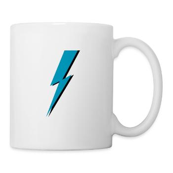 Blitz Donner Flash Geschenkidee Geburtstag - Tasse - Weiß - Rechts