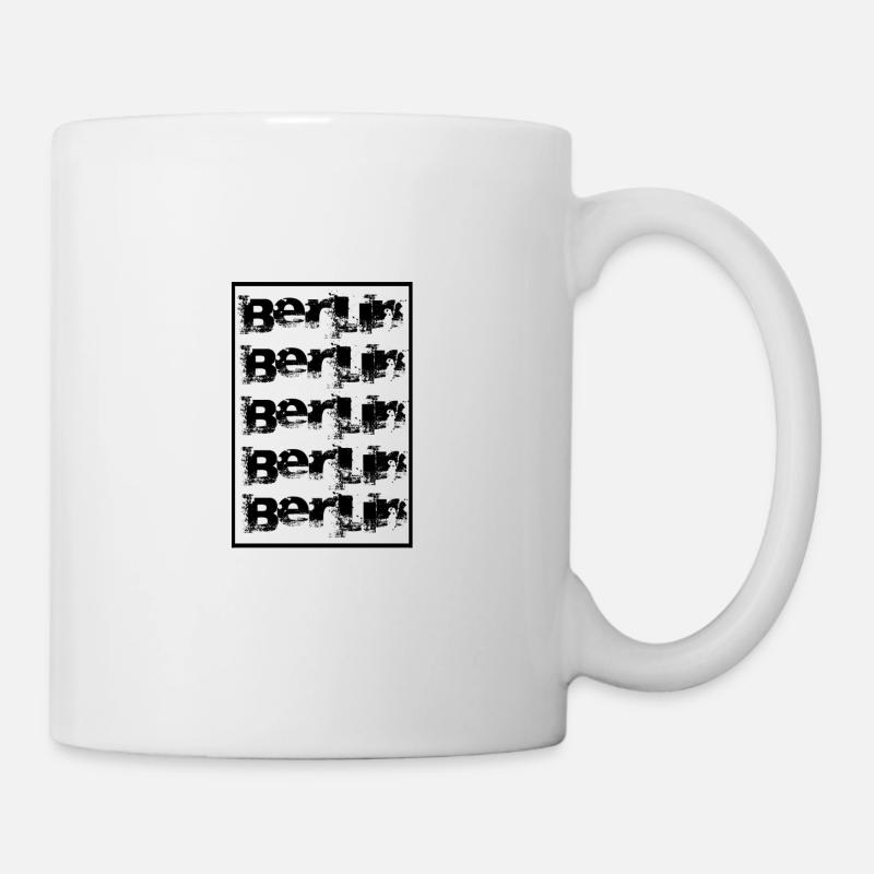 Berlin Berlin Berlin Berlin Berlin - Mug blanc - blanc