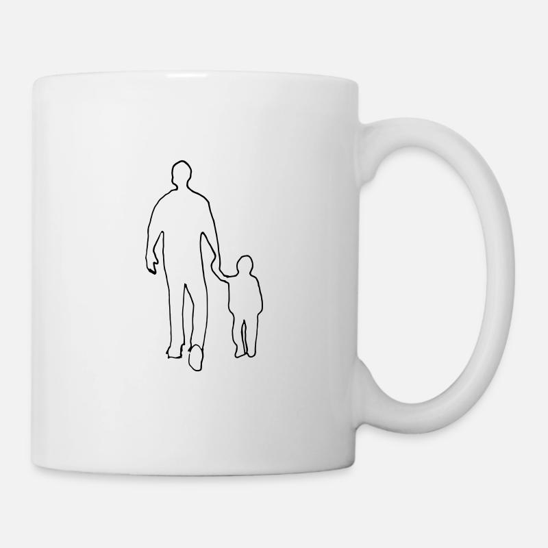 Père et fils 1 - Mug blanc - blanc