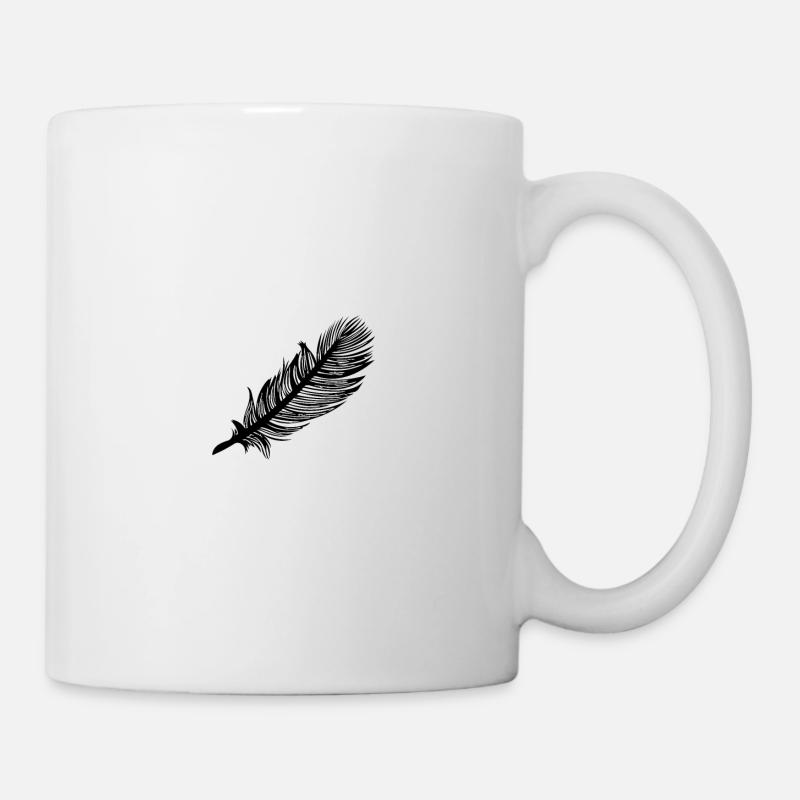 Plume - Mug blanc - blanc
