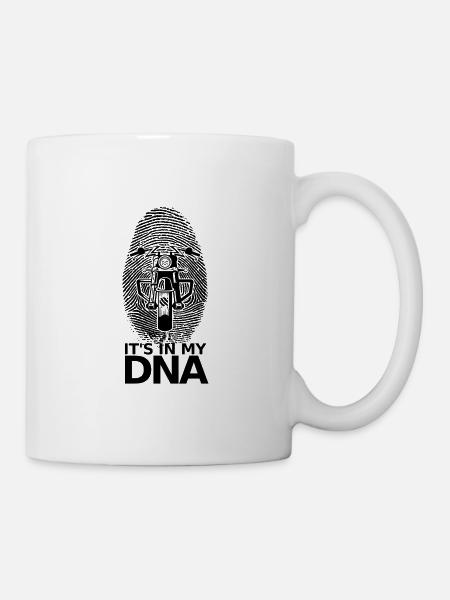 Chopper Bobber Motorrad Motorradfahrer Biker Bike - Tasse - Weiß