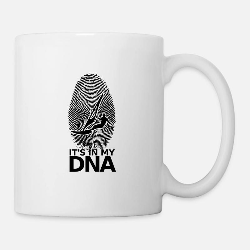 Surf rétro DE l’ADN Windsurfer Windsurfer - Mug blanc - blanc