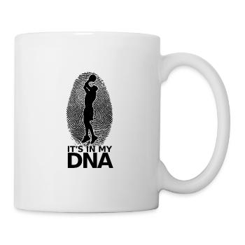 Basket-ball joueur de basket-ball ADN de joueur de basket-ball - Mug blanc - blanc - Droite