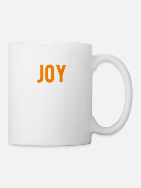 joy love piece - Tasse - Weiß