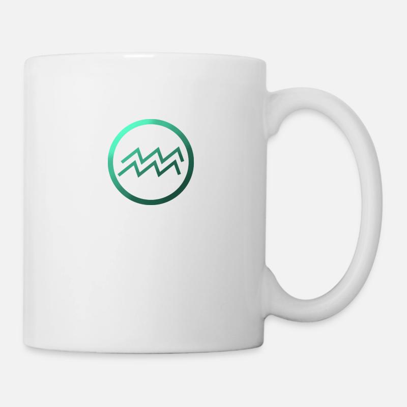 Logo du Verseau - Mug blanc - blanc