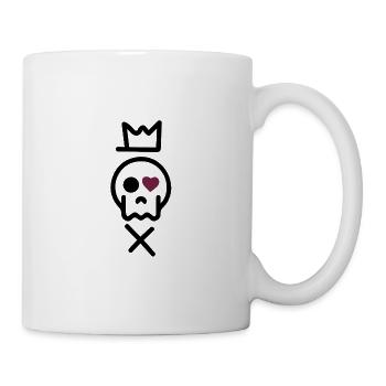 Skull Heart - Mug - white - Right