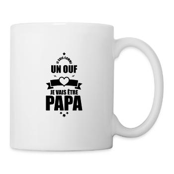 je vais etre papa - annonce grossesse papa - Mug blanc - blanc - Droite