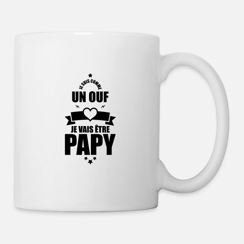 cadeau futur papy - je vais etre papy - Mug blanc - blanc