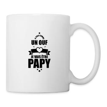 futur papy - je vais etre papy - Mug blanc - blanc - Droite