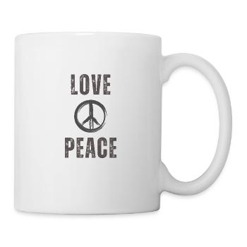 Love and Peace - Mug - white - Right