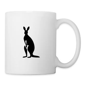 kangourou - Mug blanc - blanc - Droite