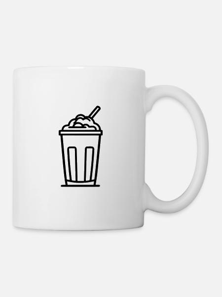 Milchshake - Tasse - Weiß