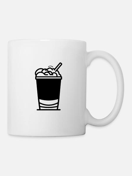 Milchshake - Tasse - Weiß