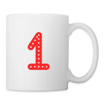 1. 1 YEAR. 1ST ANNIVERSARY. BIRTHDAY 1 YEAR - Mug - white - Right