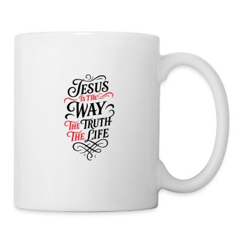 Jesus Way Truth Life Bible Verse - Mug - white - Right