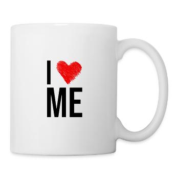 I love me - Tasse - Weiß - Rechts