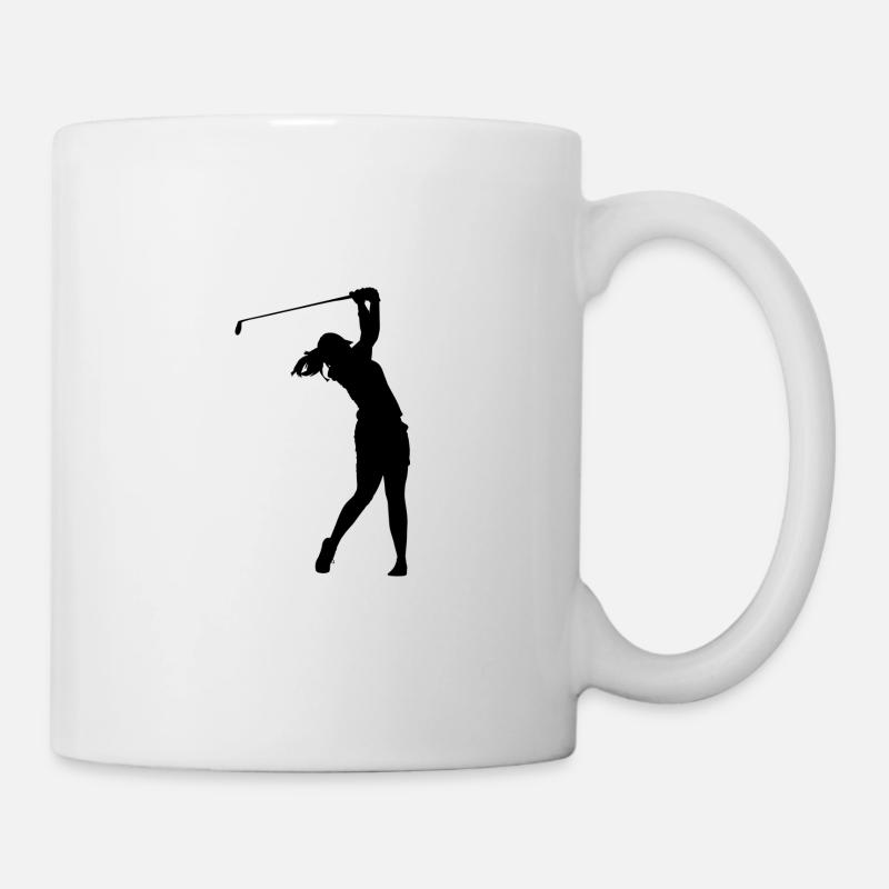 Jouer au golf - Mug blanc - blanc