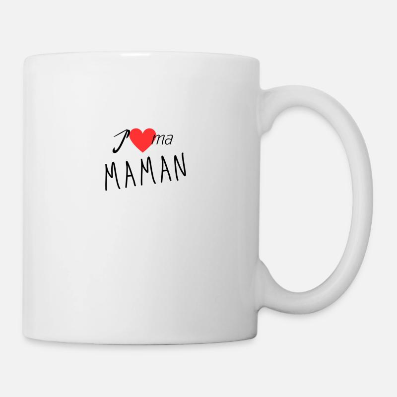 J'AIME MA MAMAN - Mug blanc - blanc