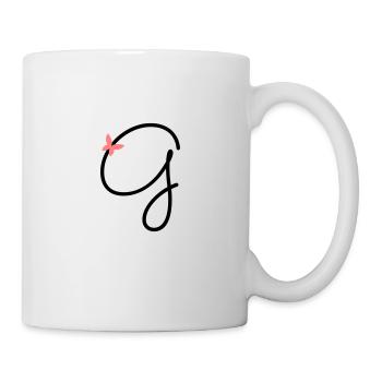 Lettre G Papillon Lettre - Mug blanc - blanc - Droite