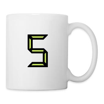 5. 5 JAHRE. 5-JÄHRIGES JUBILÄUM. GEBURTSTAG 5 JAHRE. - Tasse - Weiß - Rechts