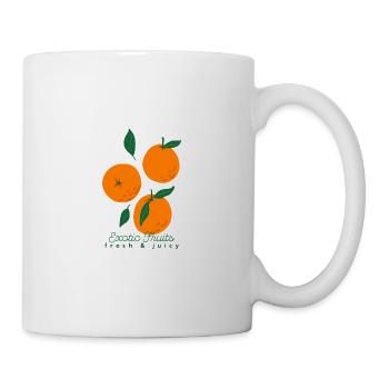 Exotic Fruits / Oranges - Tasse - Weiß - Rechts