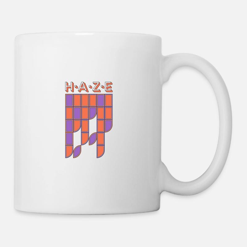 Schriftzug grafisch - Tasse - Weiß