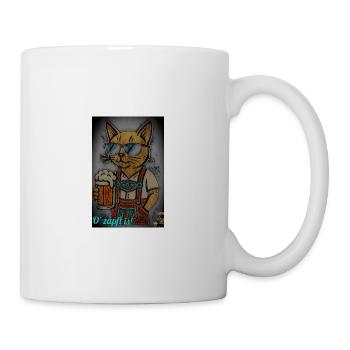 Oktober-fest Katzenbier - Tasse - Weiß - Rechts