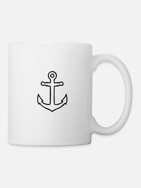 Anker - Tasse - Weiß