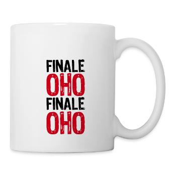 FINALE OHO - Fußball Sport Meisterschaft Gewinner - Tasse - Weiß - Rechts