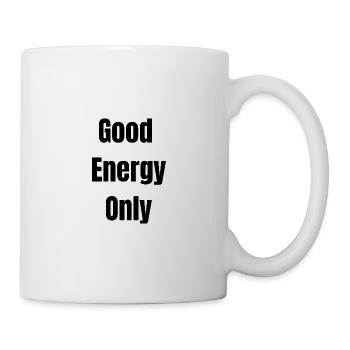 Dark silhouettes patterns, good energy only. - Mug - white - Right